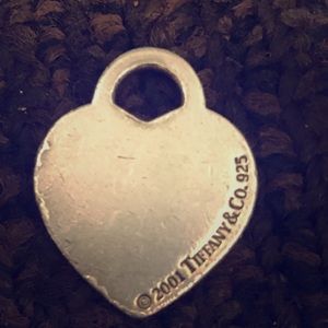 Authentic Sterling Silver Return To Tiffany’s tag